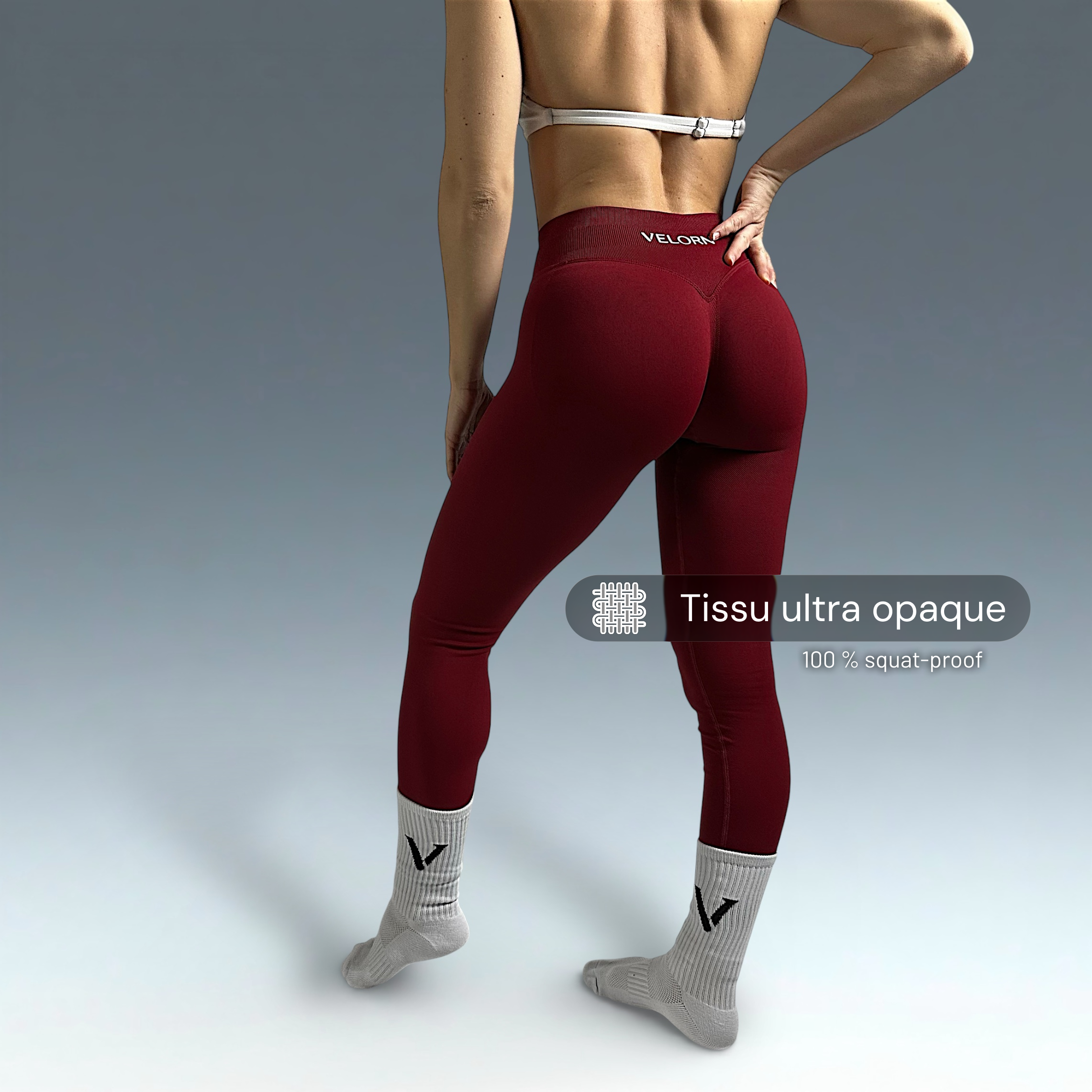 Legging Momentum Bordeaux