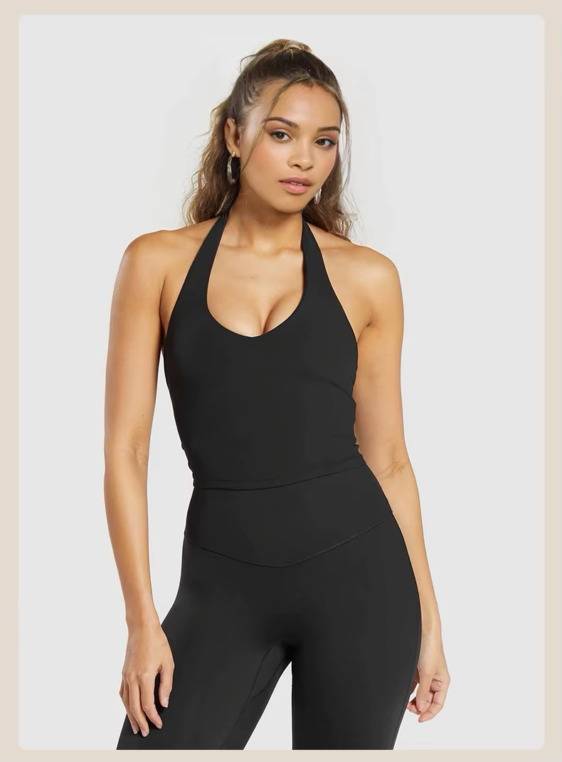 Haut sans manche Momentum Noir Graphite