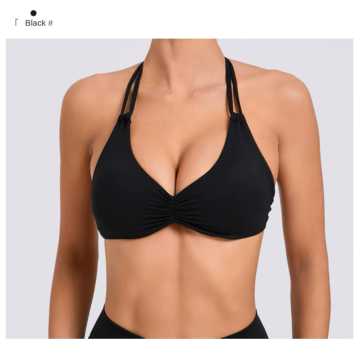 Brassière Momentum Noir Graphite